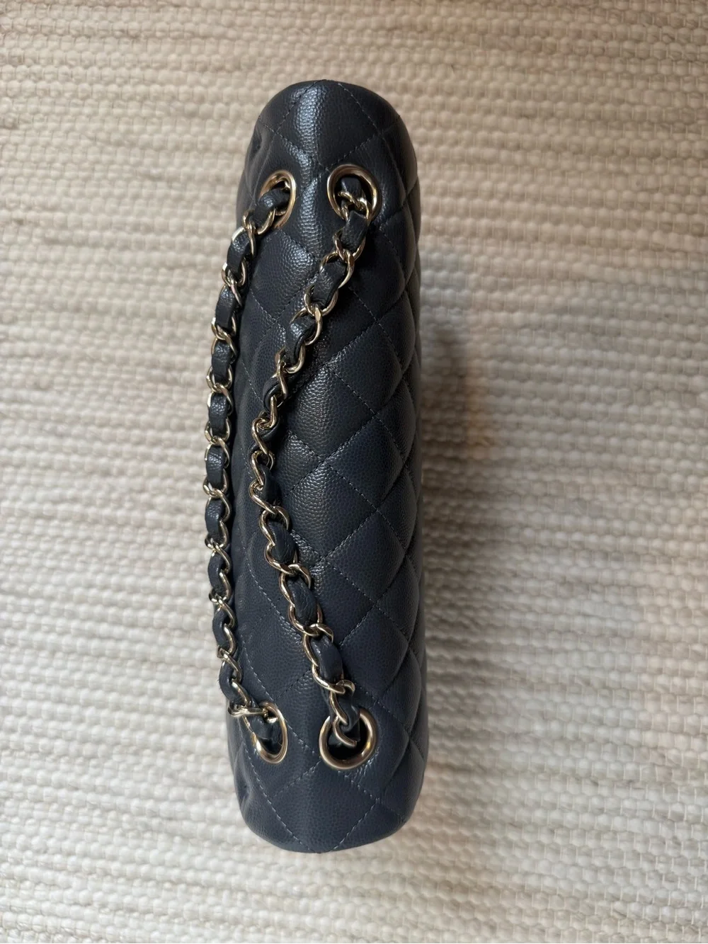 Chanel Classic Flap Dark Grey, GHW